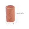 HONMEET Mini Cylinder Aromatherapy Display Base Set of 4 Wooden Essential Oil Diffuser Pedestals for Home and Office Decor Round Wood Holder for Aroma Diffuser view 2