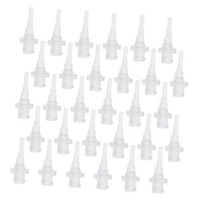 Conical Bottle Ear Washer Nozzles 30pcs PP Ear Cleaning Replacement