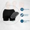 Osteo Active Hip Protector Set by Delloch, Fall Protection for Active Older People - Cotton Briefs - Removable Shields EN1621-1 great Impact Protection, Breathable, Female (1, Single Pack + 1 shield, Black, X-Small) view 2