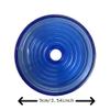 Bio Disc Disk 4 The Next Level in Wellness, with Silicone Rubber Shield) e-smog Protection and bio Photon Energy Generation Blue bio disc view 2