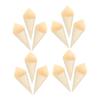 Alipis Elegant Disposable Wood Cones 50 Pack for Mini Ice Cream Sushi Rolls Appetizers Catering Family Gatherings view 1