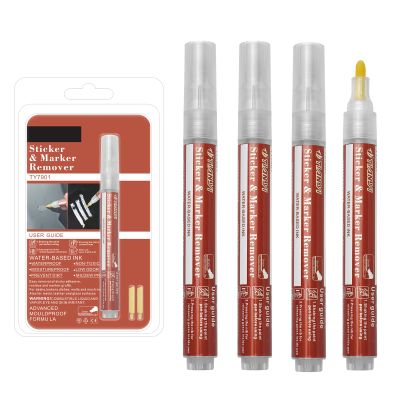 OhMill 4Pcs Adhesive Remover for Labels and Sticker Remover Pen Sticky Label Removers Adhesive Label Remove Tool
