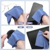 12 Pack Microfiber Cleaning Cloths Color Glasses Cloth Lens Wipes Cloth for Lenses, Screens, Cameras, Eyeglasses 6"x7" view 2