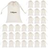 100 Pieces Reusable Muslin Drawstring Bags, 4 X 6 in Cotton Pouches for Storage, Gift Wrapping, and Crafts view 1