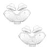 Replacement Nasal Pillows for ResMed Airfit P10, Ultra-Soft Silicone, Gentle Fit, Comfortable Seal, Replacement CPAP Supplie, 2 Packs (Large) view 1