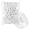 Queenbox 300pcs 4.7in Disposable Food Bowl Storage Cover, Transparent Elastic Fridge Fresh Keeping Bag for Bread Vegetable Fruit Meat Leftover view 1