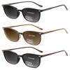 LADEESSE 3 Pack Bifocal Reader Sunglasses for Women & Men, UV400 Sun Readers Glasses for Outdoor +1.25 view 1