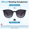 LADEESSE 3 Pack Bifocal Reader Sunglasses for Women & Men, UV400 Sun Readers Glasses for Outdoor +1.25 view 4