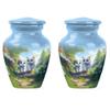 Cat Urn for Ashes Adult Male, Funeral Cremation Urns for Human Ashes, Mini Urns for Human Ashes, Cremation Keepsakes for Ashes(Size - 3inch, 2 Pcs) view 1