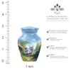 Cat Urn for Ashes Adult Male, Funeral Cremation Urns for Human Ashes, Mini Urns for Human Ashes, Cremation Keepsakes for Ashes(Size - 3inch, 2 Pcs) view 2
