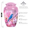Blue Bird Urns for Human Ashes Adult Man, Large Funeral Urn for Ashes for Men, Small Urn, Cremation Urns for Women(Size - 10inch 1Pcs, 3inch 4Pcs) view 2