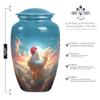 Rooster Urn for Ashes for Women, Urns for Human Ashes Adult Man, Large Urn for Ashes Adult Male, Memorial Urns for Human Ashes (Size - 10inch 1Pcs, 3inch 2Pcs) view 2