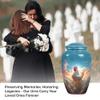 Rooster Urn for Ashes for Women, Urns for Human Ashes Adult Man, Large Urn for Ashes Adult Male, Memorial Urns for Human Ashes (Size - 10inch 1Pcs, 3inch 2Pcs) view 3