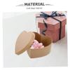 Abaodam 3pcs Heart Shaped Diy Paper Box Lids for Valentine's Day Boxes for Presents view 3