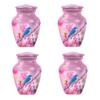 Blue Bird Urns for Human Ashes Adult Female, Cremation Urn Small, Urn for Ashes for Men, Small Urns for Human Ashes Keepsake(Size - 3inch, 4 Pcs)