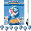 French Vanilla Creamer Singles 180 Non-Dairy Liquid Creamers, No Refrigeration Needed Perfect for Everyday Coffee at Home Great for Entertaining, Gifting, and Kitchen Convenience Includes Bonus Homestuff Mixing Spoon view 1