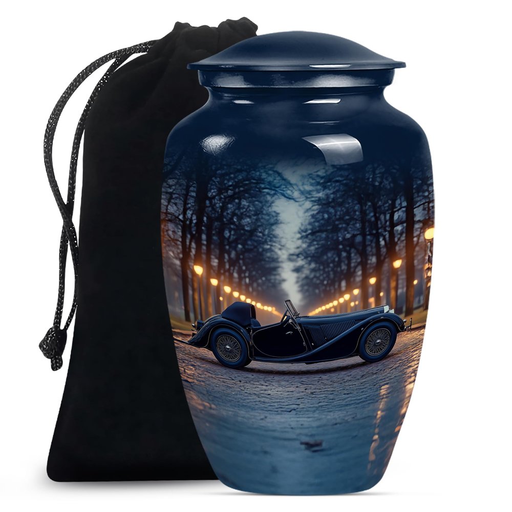 Car Urn for Ashes Adult Male, Large Urn for Ashes for Women, Cremation Urns for Men, Large Urns for Human Ashes Adult Female (Size - 10inch)