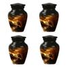 Eagle Urns for Human Ashes Adult Male, Small Urns for Women Human Ashes, Mini Urn for Ashes, Urn for Ashes Adult Female(Size - 3inch, 4 Pcs) view 1