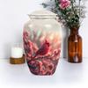 Cardinal Bird Urns for Human Ashes Adult Female, Funeral Urn for Ashes Adult Male, Large Urns for Human Ashes, Urn for Ashes for Women(Size - 10inch) view 4