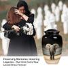 Elephant Urn for Ashes for Women, Cremation Urns for Human Ashes Adult Male, Large Funeral Urns for Women, Small Urn for Ashes(Size - 10inch 1Pcs, 3inch 2Pcs) view 3
