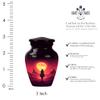 Cowboy Keepsake Urns for Human Ashes, Urn for Ashes, Urn for Ashes Adult Male, Small Unique Urns for Human Ashes Adult Female(Size - 3inch, 2 Pcs) view 2
