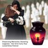 Cowboy Keepsake Urns for Human Ashes, Urn for Ashes, Urn for Ashes Adult Male, Small Unique Urns for Human Ashes Adult Female(Size - 3inch, 2 Pcs) view 4
