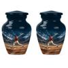 Baseball Urn for Ashes for Women, Unique Urns for Ashes, Cremation Urns for Human Ashes Adult Man, Keepsake Urns for Human Ashes(Size - 3inch, 2 Pcs)