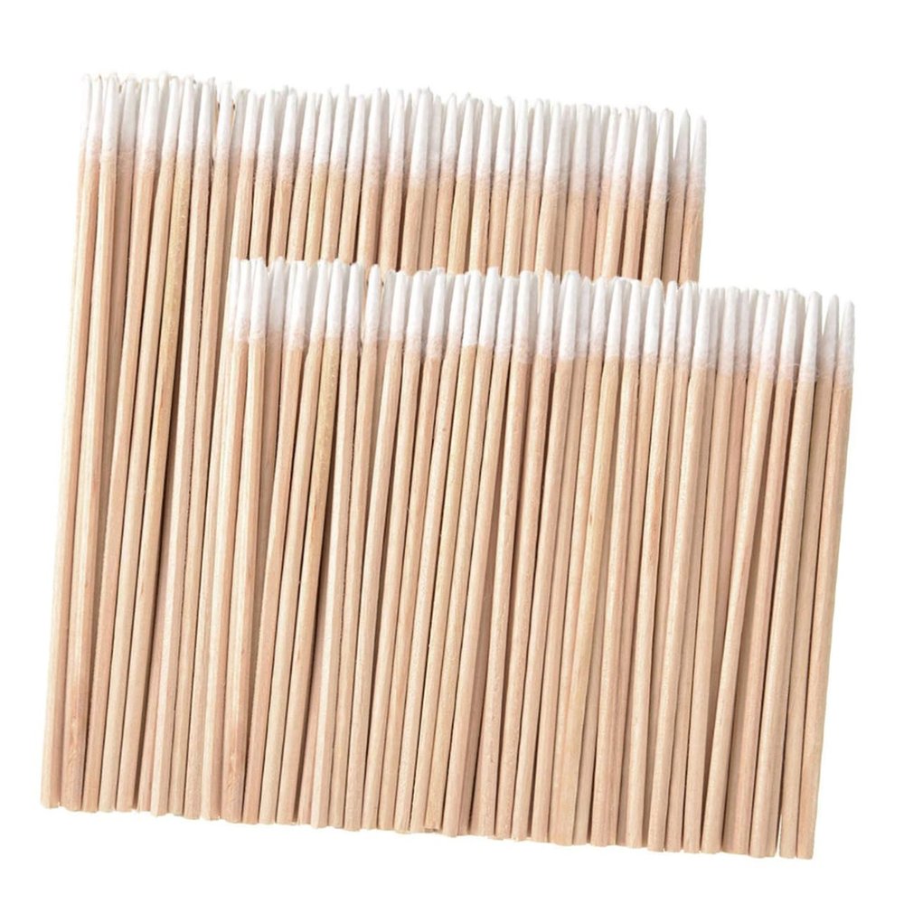 ABOOFAN Safe Easy to Carry 300pcs Cotton Toothpick Stick for Daily Use Artists Travel