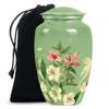 Flower Urns for Human Ashes Adult Female - Funeral Burial Urns for Mom Ashes - Large Cremation Urn Adult Male - Urn for Women(Size - 10inch) view 1