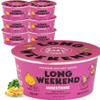 Long Weekend Freeze-Dried Vegetable Soup Instant Soup with Real Vegetables Nourishing, Thoughtful Nutrition, Shelf-Stable Meal, Just Add Water Minestrone, 6 Pack view 1