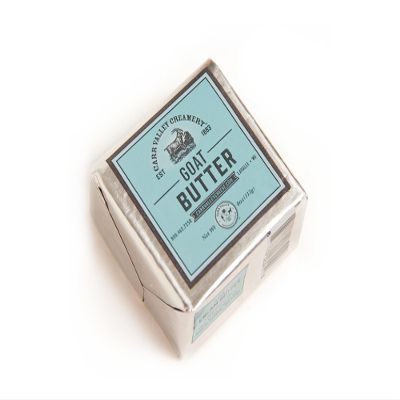 Carr Valley Goat Butter | 4 oz Block in Foil | Silky Smooth Authentic Wisconsin Goat Butter (4-Pack)