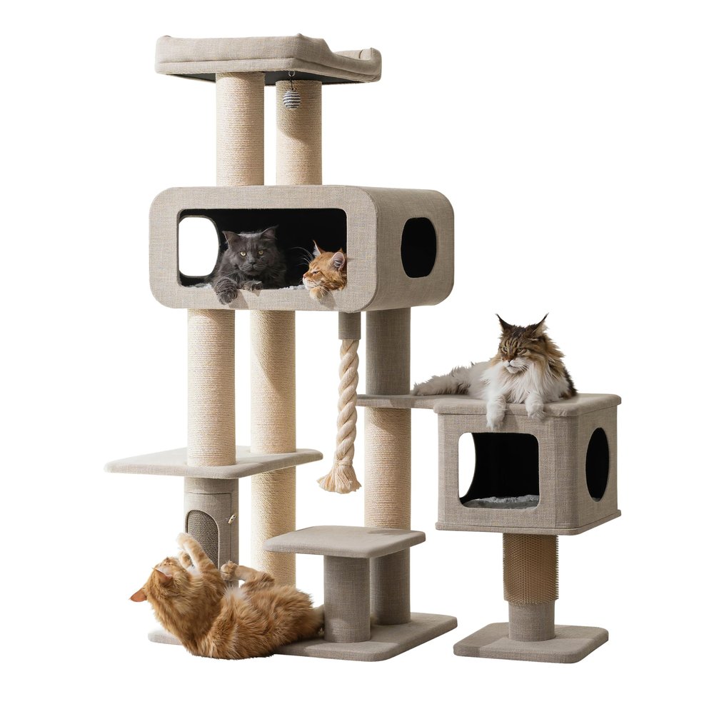 PetPals Extra Large Durable Cat Tower for Grand Maine Coon Large Cats