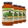 Hoboken Farms Basil Marinara Sauce - No Sugar Added, Non-GMO, Preservative-Free, Low Carb, Keto Better For You Pasta Sauce! (25 Fl Oz, Pack of 4) view 1