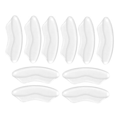 NOLITOY 5pairs Gel Heel Inserts for Loose Shoes Soft Self-Adhesive Heel Grips for Men Women Double Layer Cushioning for Comfort and Stability of Slipping Pads for and Casual Footwear