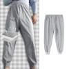 Reusable Incontinence Pants for Adults - Adjustable Urine Leakproof Bedridden Patient Care Trousers Night Spill Proof Absorption for Elderly Unisex Men Women (Gray Long,XXXX-Large) view 1