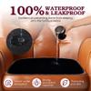 HUNAIGEE Washable Incontinence Chair Pads Heavy Absorbent Chair Pads for Incontinence Waterproof Seat Protector Pads Chuck Pads Washable for Adults Elderly Kids Pets 21"X22"(1Pack) Black view 2