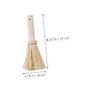 IMIKEYA 2pcs Coconut Coir Pot Brush Set Cleaning Brush with Long Handle for Dishes and Pots view 2