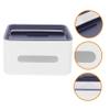 HAKIDZEL Multi-purpose Tissue Box and Remote-control Organizer for Desktop Compact Design for for Organizing Sundries and Keeping Your Workspace Tidy view 2