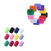 Abaodam Cotton Wristband for Sports 12-Pack Cloth Sweat Absorbing Gym Yoga Fitness Random Color view 4