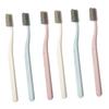 SAFIGLE 6-Piece Bamboo Charcoal Toothbrush Set for Adults Soft Bristles Effective Daily Oral Hygiene Tools Suitable for Family Use Random Color view 1