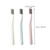 SAFIGLE 6-Piece Bamboo Charcoal Toothbrush Set for Adults Soft Bristles Effective Daily Oral Hygiene Tools Suitable for Family Use Random Color view 4