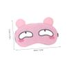 DEARMAMY 6pcs Fluffy Sleep Mask for Boys and Girls and Adults Soft and Darkening Eye Masks Elastic Band for Night Sleep view 2