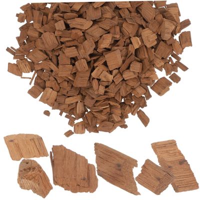Ciieeo 2bags French Oak Chips for Home Red Wine Brewing Light to Flavor for Whiskey and Spirits Aging Easy to Use Wine Accessories