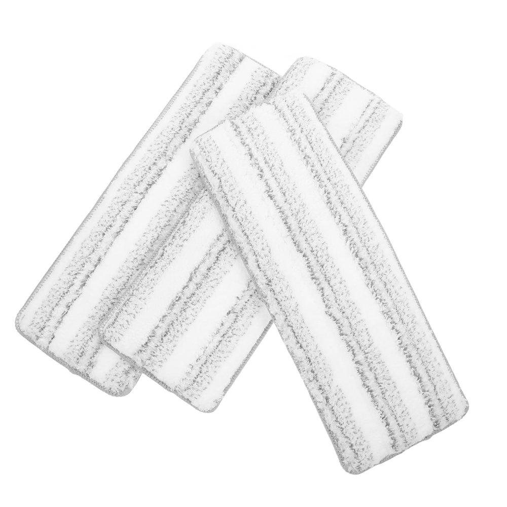 HOLIDYOYO 3pcs Wet Floor Cleaning Pads Refills Replaceable Chenille Mop Refill and True Mop Pads Reusable Replacement Mopping Flat Mop Pads Washable Fiber Cotton Mops Cloth Floors Sponge