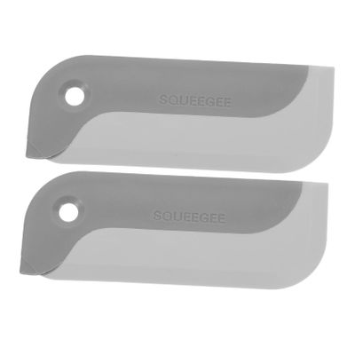 HOLIDYOYO Non-Slip Glass Wiper for Shower 2 Small Squeegees for Cleaning Windows Mirrors Doors Household Use