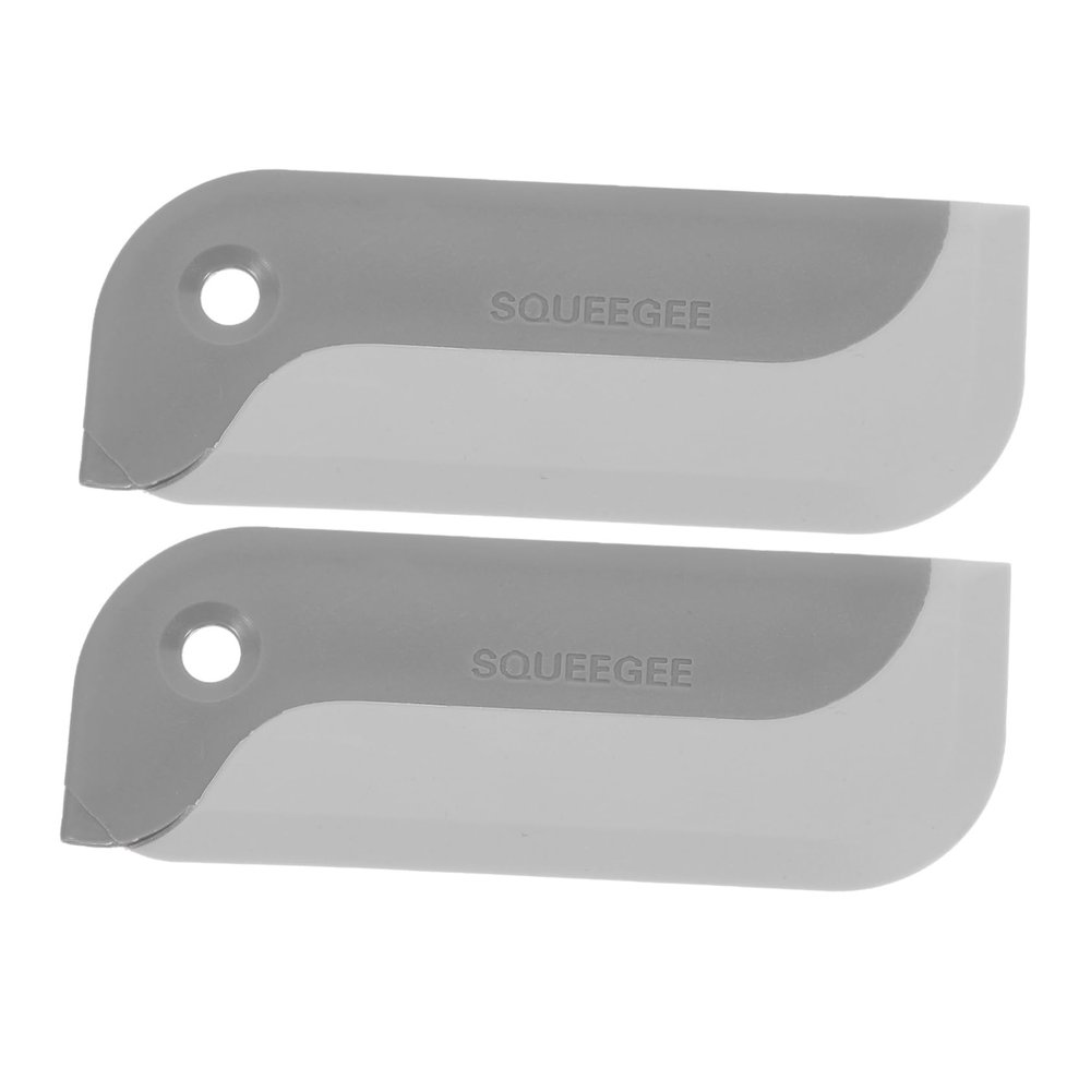 HOLIDYOYO Non-Slip Glass Wiper for Shower 2 Small Squeegees for Cleaning Windows Mirrors Doors Household Use