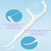 100 Count Dental Flossers, Dental Floss Picks, Each Individually Wrapped Floss Picks for Teeth Cleaning, Oral Care, and Fresh Breath, Compact and Convenient for Daily, Weddings, Travel, Hotel view 3