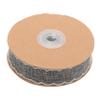 Angoily Yards Linen Fabric Decorative Ribbon for Office Decor Party Fall Decorations Engagement Party DIY Fresh Flower Wrapping Accessories Wavy Brim Pattern Grey view 1
