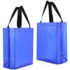 SOFPLATE 12Pcs 10 x 7.8 x 4 inch Iridescent Gift Bags Reusable Tote Gift Bag with Handle Non-woven Fabric Waterproof Glossy Finish Party Favor Supplies for Birthday Wedding Bridal Shower Goodie Candy view 1