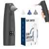 Portable Rechargeable Ear Dryer, Warm/Natural Air Modes, One-Button Easy Operation, 40-Min Runtime with 1-Hour Fast Charging, Lightweight for Travel & Home (Gray) view 1
